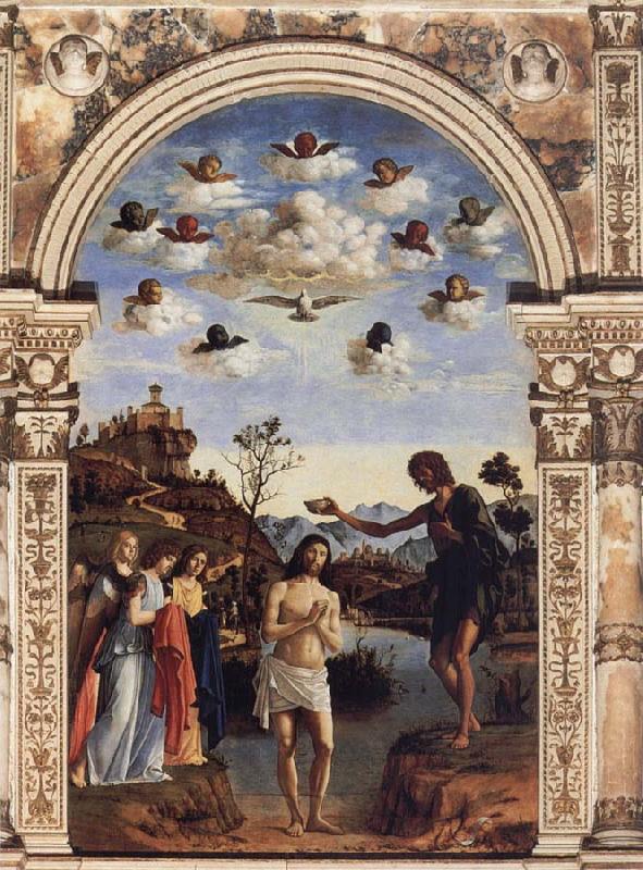 CIMA da Conegliano Baptism of Christ oil painting image